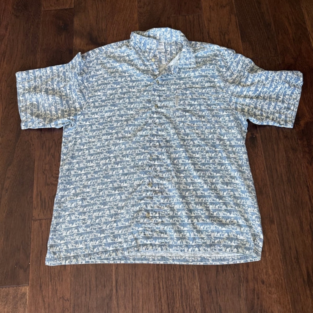 Columbia - Blue - Button Down - Large